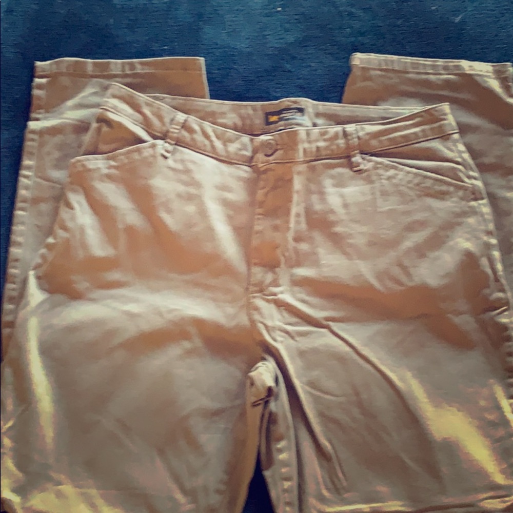 Lee relaxed fit hip rise pants 12